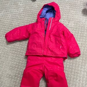 Snow pants and matching jacket